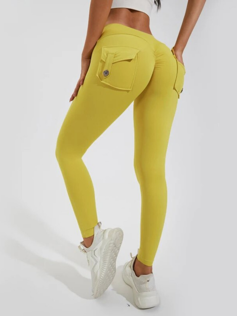 Calça Legging Modeladora Modern Shaper com Bolsos e Empina Bumbum