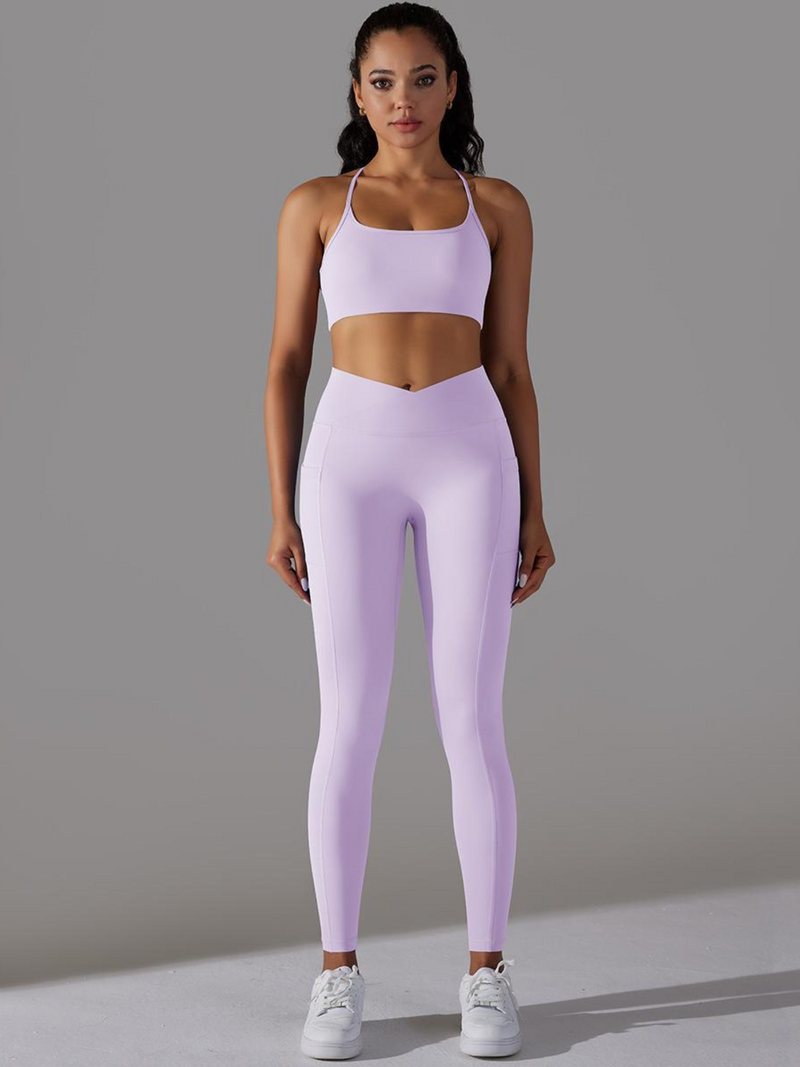 Conjunto Top e Calça Legging Fitness Modern Confort - Cóz V Costas Cruzada