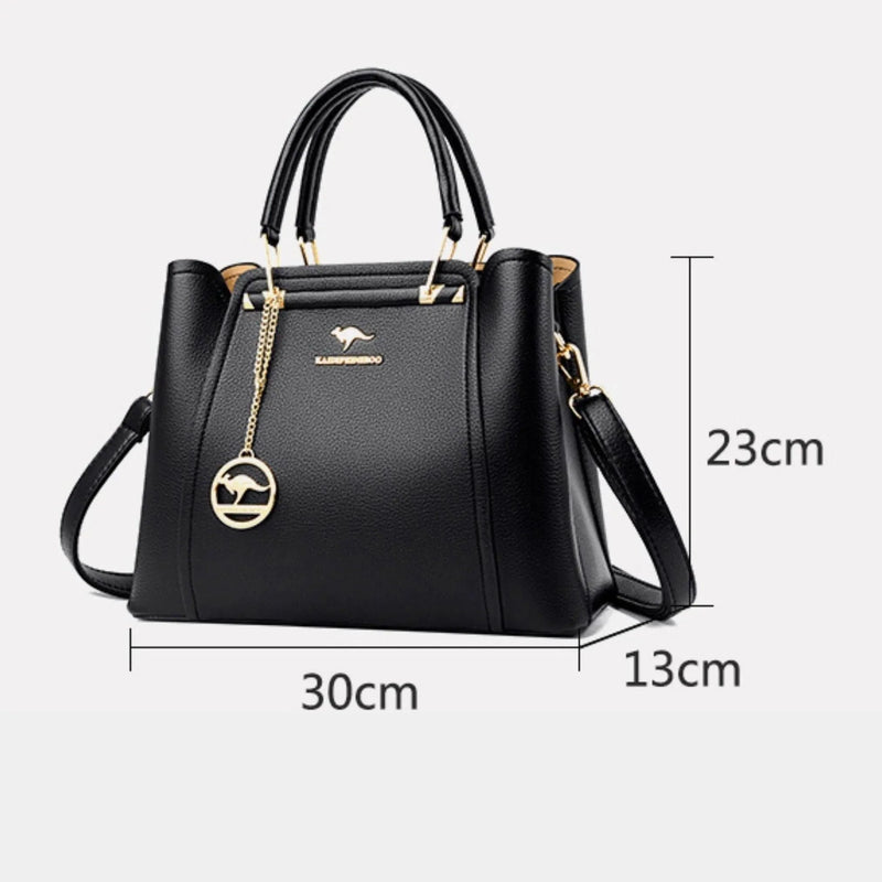 Bolsa Feminina em Couro Legítimo Transversal Luxuosa - Style Couer