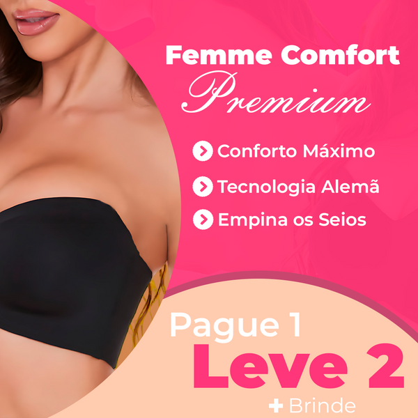 Sutiã Sem Alças Comfort Premium [ Pague 1 Leve 2 ]