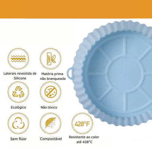 Forma de Silicone para Airfryer