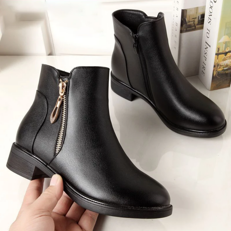 Bota de Couro Premium - LuxuSoft