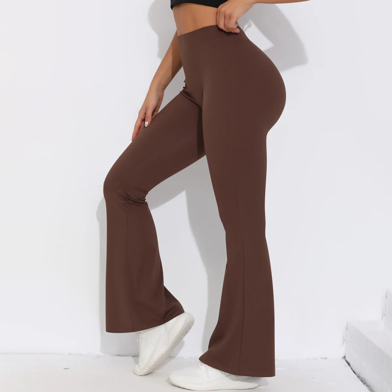 Calça Legging Flare em Corte V