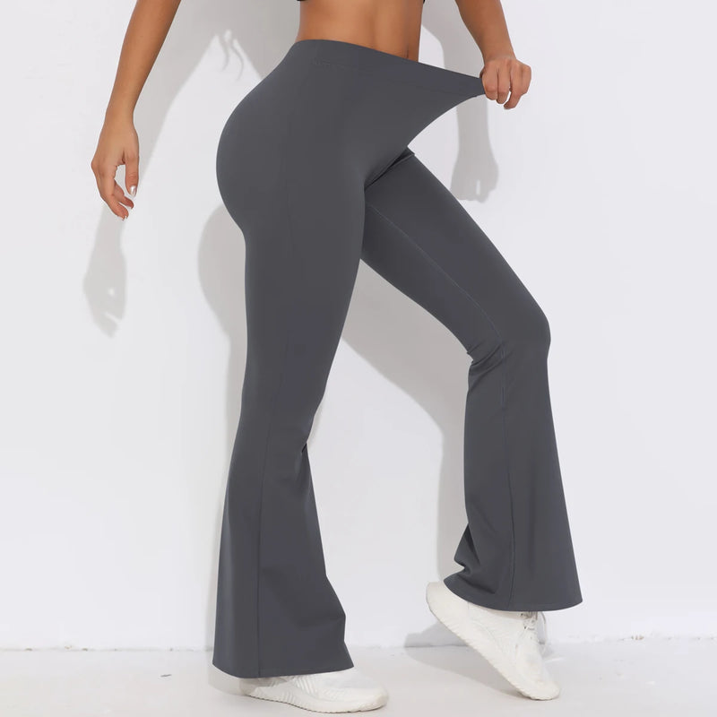 Calça Legging Flare em Corte V