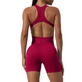 Macaquinho Modelador Curto Esportivo Sem Costura Shape Slim Detalhe nas Costas