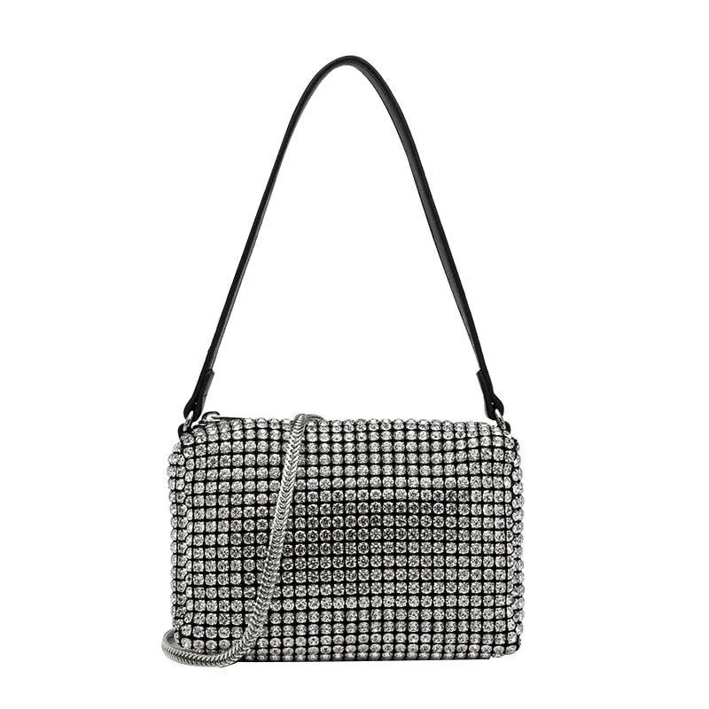 Bolsa Feminina Compacta Cravejada - Luxury