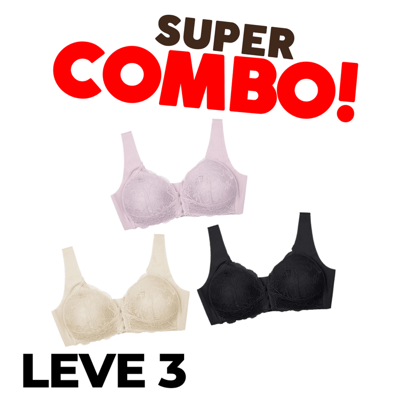 Sutiã Plus Size Confort [ Pague 1 Leve 3 ]