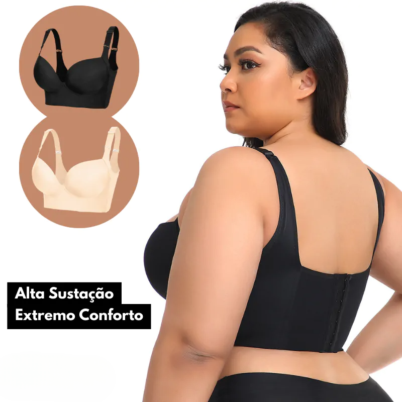 Sutiã Push-Up Efeito Modelador - O Número 1 em Conforto e Firmeza! [ Compre 1 Leve 2 ]