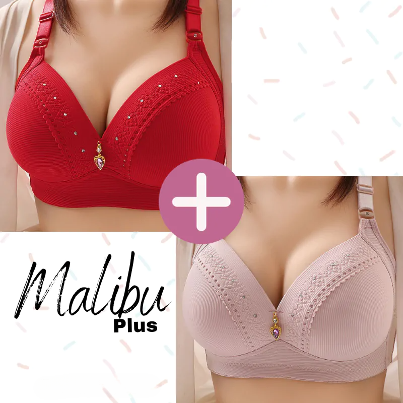 Sutiã Malibu Plus com Sustentação Push Up