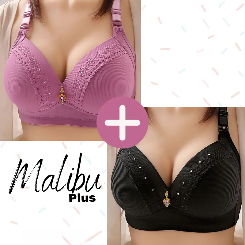 Sutiã Malibu Plus com Sustentação Push Up