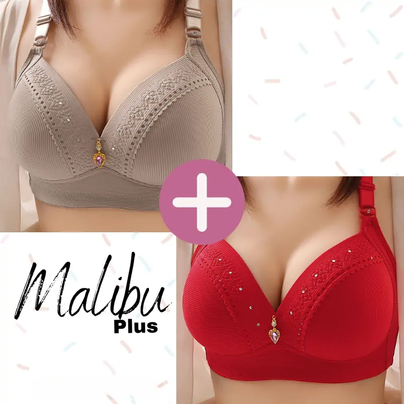 Sutiã Malibu Plus com Sustentação Push Up