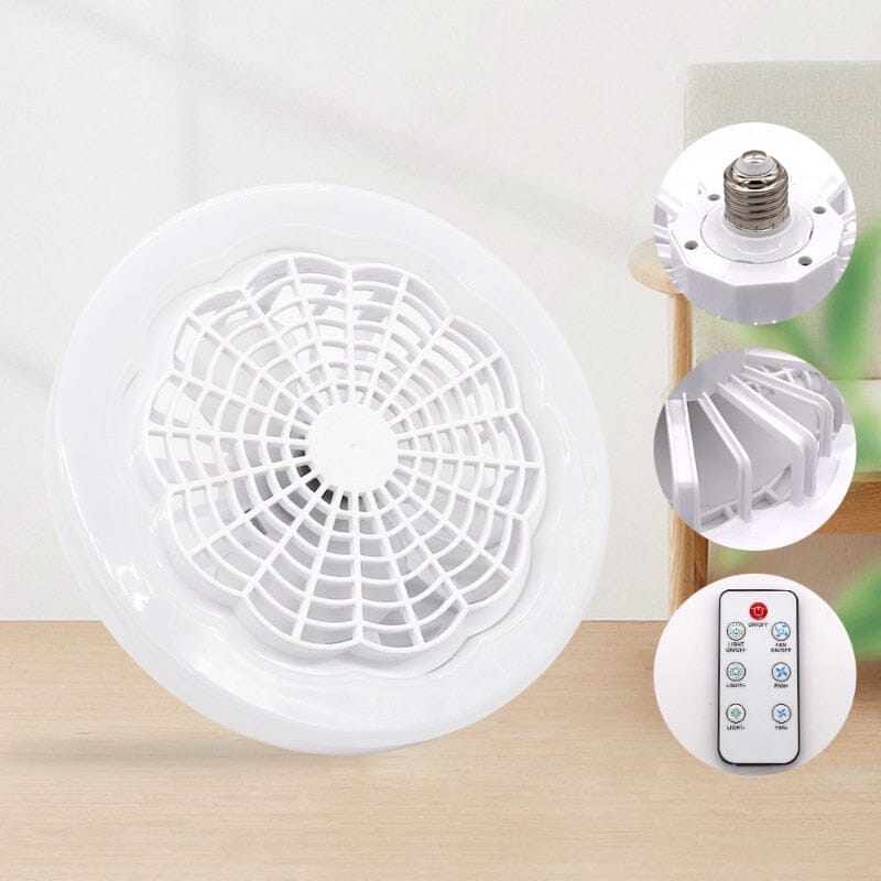 Lâmpada e Ventilador Turbo Led