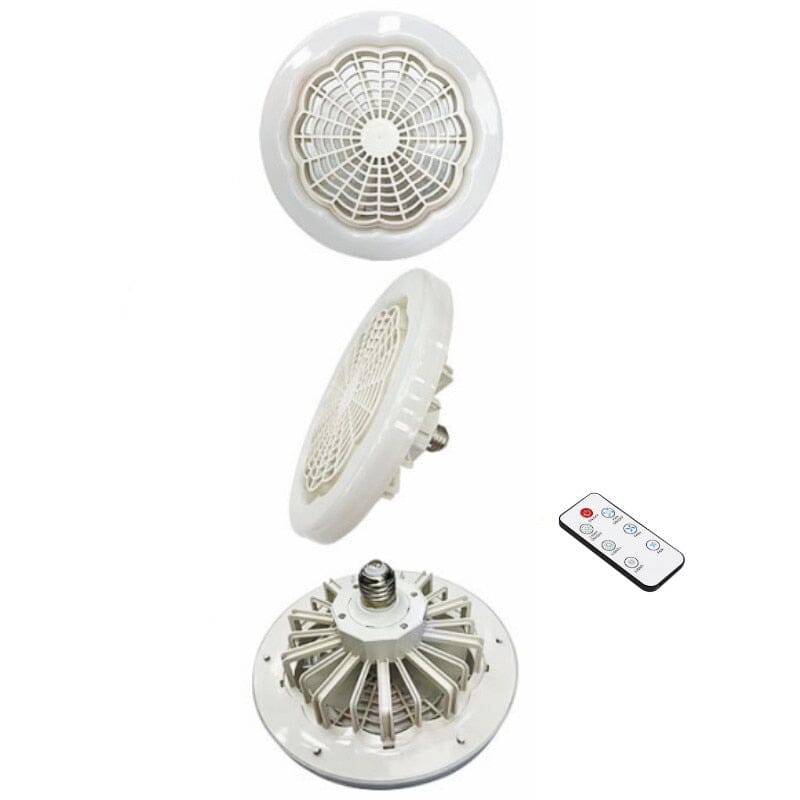 Lâmpada e Ventilador Turbo Led